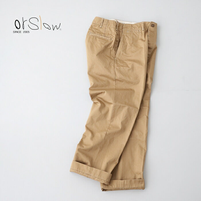 オアスロウフレンチワークパンツ(03-5000-03)FRENCHWORKPANTS(UNISEX)orSlow(レディース/メンズ)【2024春夏】*送料無料*【後払い決済不可】*