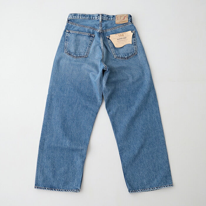 オアスロウスーパーダッドデニムパンツ(01-1100W-95)SUPERDAD'SDENIMPANTS(UNISEX)orSlow(レディース/メンズ)【2025春夏】*送料無料*【後払い決済不可】*