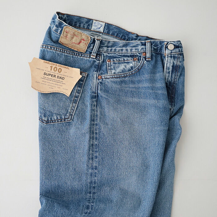 オアスロウ101ダッドフィットデニムパンツ(01-1010W-D61S)101DAD'SFITDENIMPANTSorSlow(メンズ)*送料無料*【後払い決済不可】*