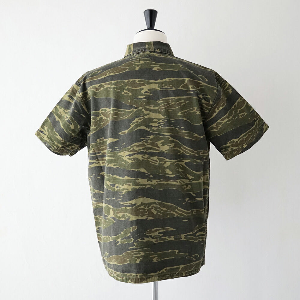 オアスロウユーティリティショートスリーブシャツジャケット(01-8046-TGC)UTILITYSHORTSLEEVESHIRTJACKETorSlow(メンズ)【2026春夏】*送料無料*【後払い決済不可】*