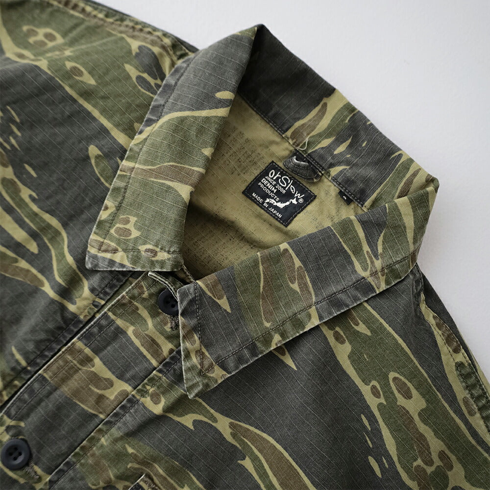 オアスロウユーティリティショートスリーブシャツジャケット(01-8046-TGC)UTILITYSHORTSLEEVESHIRTJACKETorSlow(メンズ)【2026春夏】*送料無料*【後払い決済不可】*