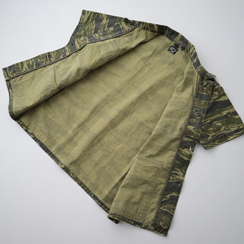 オアスロウユーティリティショートスリーブシャツジャケット(01-8046-TGC)UTILITYSHORTSLEEVESHIRTJACKETorSlow(メンズ)【2026春夏】*送料無料*【後払い決済不可】*