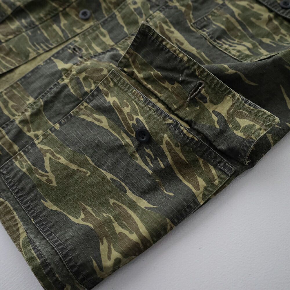 オアスロウユーティリティショートスリーブシャツジャケット(01-8046-TGC)UTILITYSHORTSLEEVESHIRTJACKETorSlow(メンズ)【2026春夏】*送料無料*【後払い決済不可】*