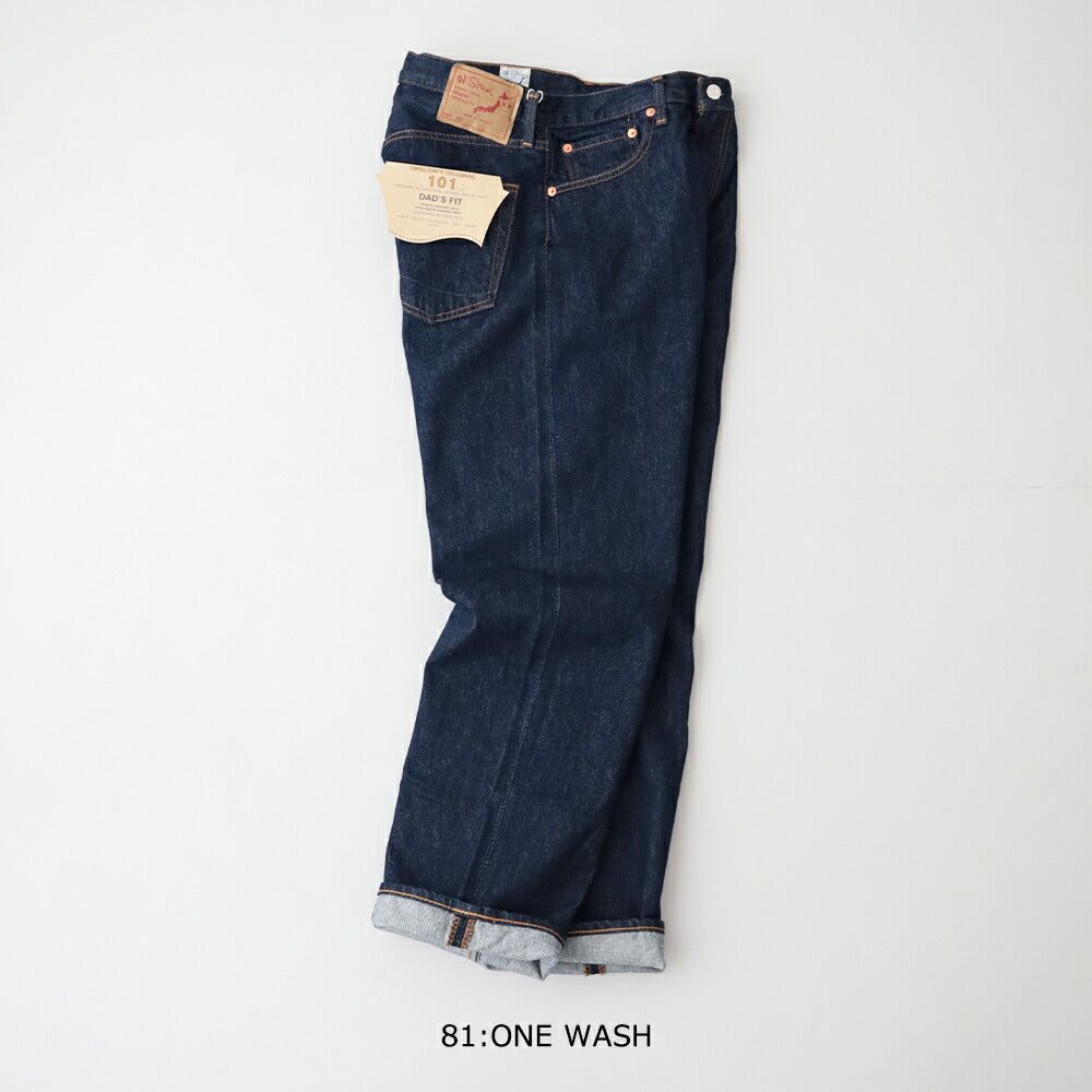 オアスロウ101DAD'SFITDENIMPANTS(UNISEX)(01-1010W-81)orSlow(レディース/メンズ)【2026春夏】*送料無料*【後払い決済不可】*