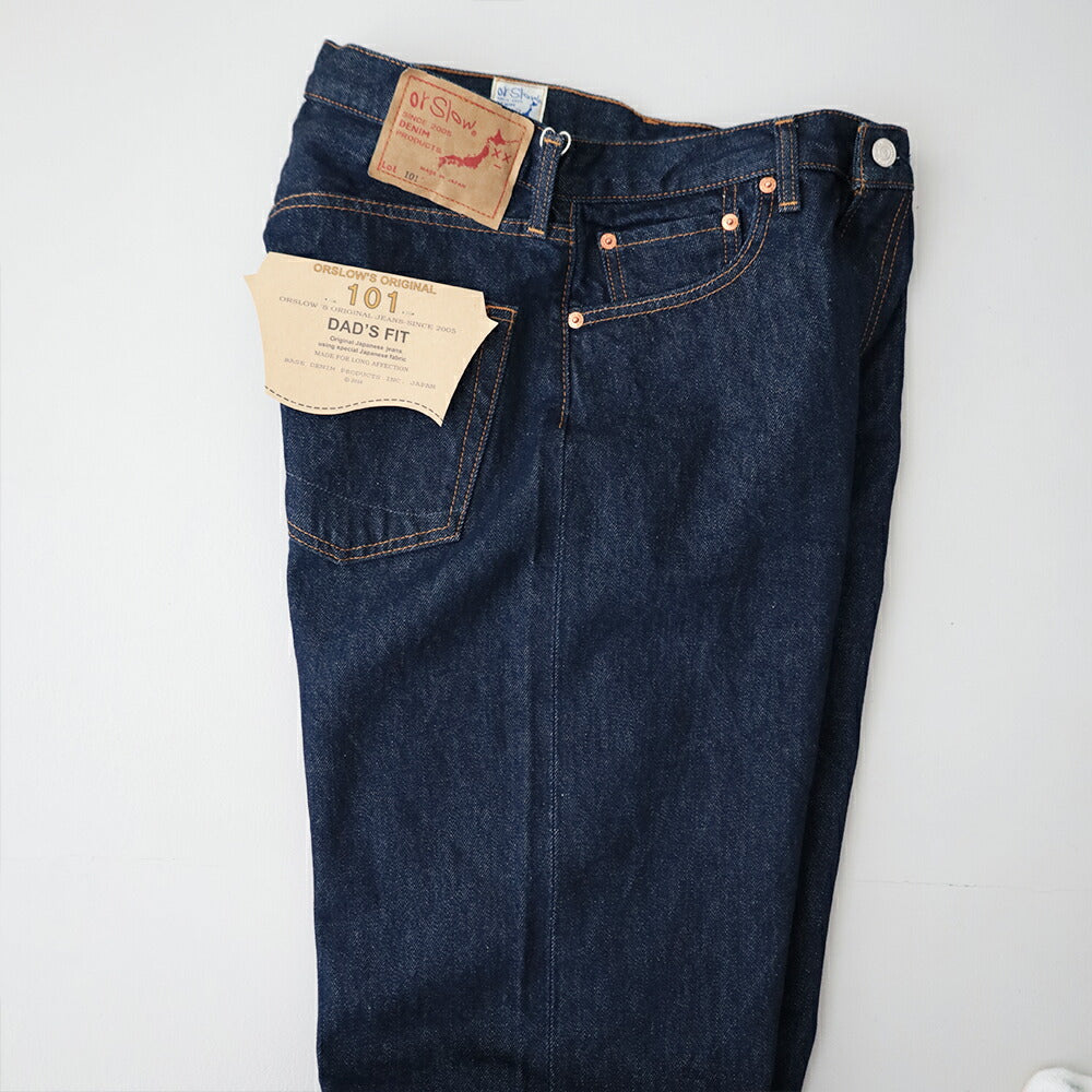 オアスロウ101DAD'SFITDENIMPANTS(UNISEX)(01-1010W-81)orSlow(レディース/メンズ)【2026春夏】*送料無料*【後払い決済不可】*