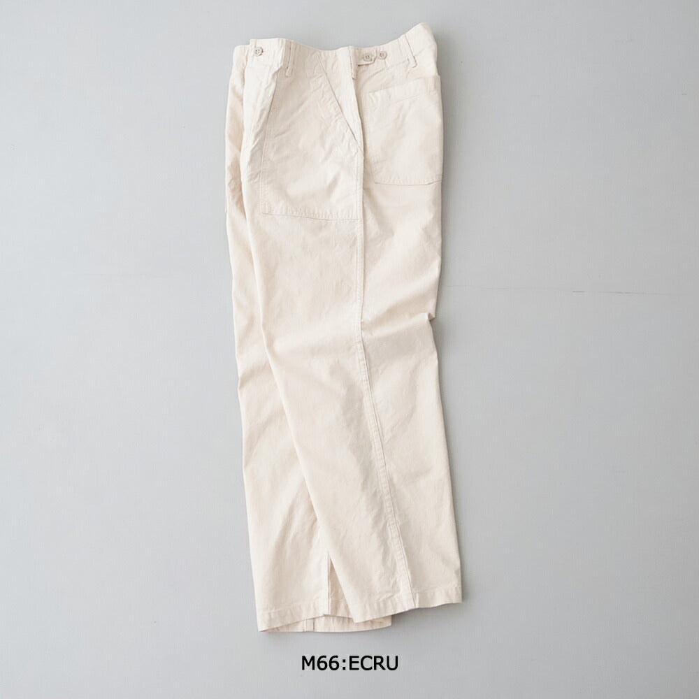 オアスロウサマーファティーグパンツ(UNISEX)(01-5103-M66)SUMMERFATIGUEPANTS(UNISEX)orSlow(レディース/メンズ)【2026春夏】*送料無料*【後払い決済不可】*