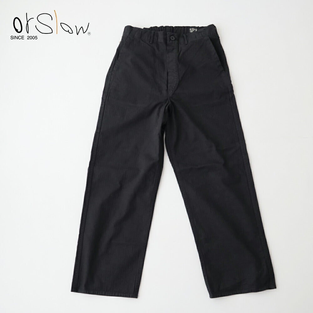 オアスロウワイドフィットフレンチワークパンツ(UNISEX)(03-5011-61)WIDEFITFRENCHWORKPANTS(UNISEX)orSlow(レディース/メンズ)【2026春夏】*送料無料*【後払い決済不可】*