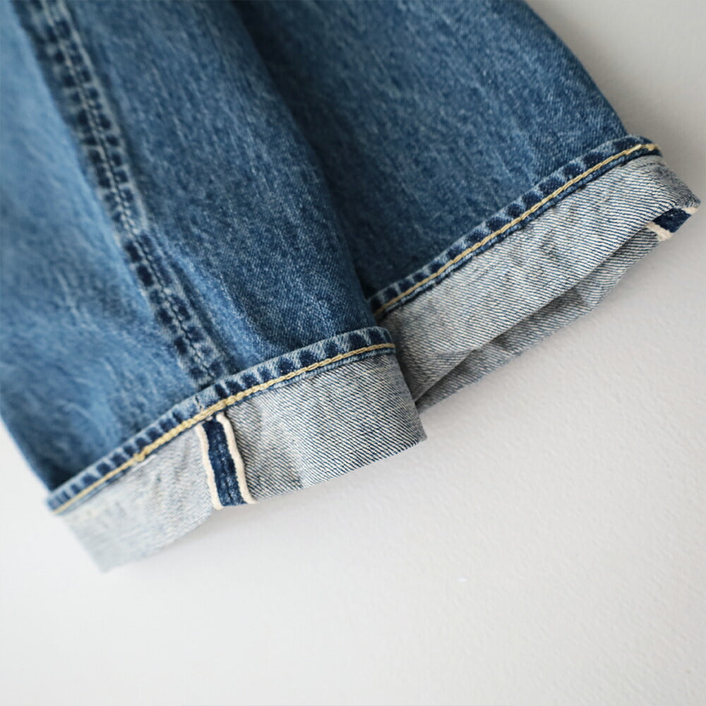 オアスロウショートレングス105スタンダードセルビッチデニム(01-1050SL-84)SHORTLENGTH105STANDARDSELVEDGEDENIM2YEARWASHorSlow(メンズ)【2026春夏】*送料無料*【後払い決済不可】*