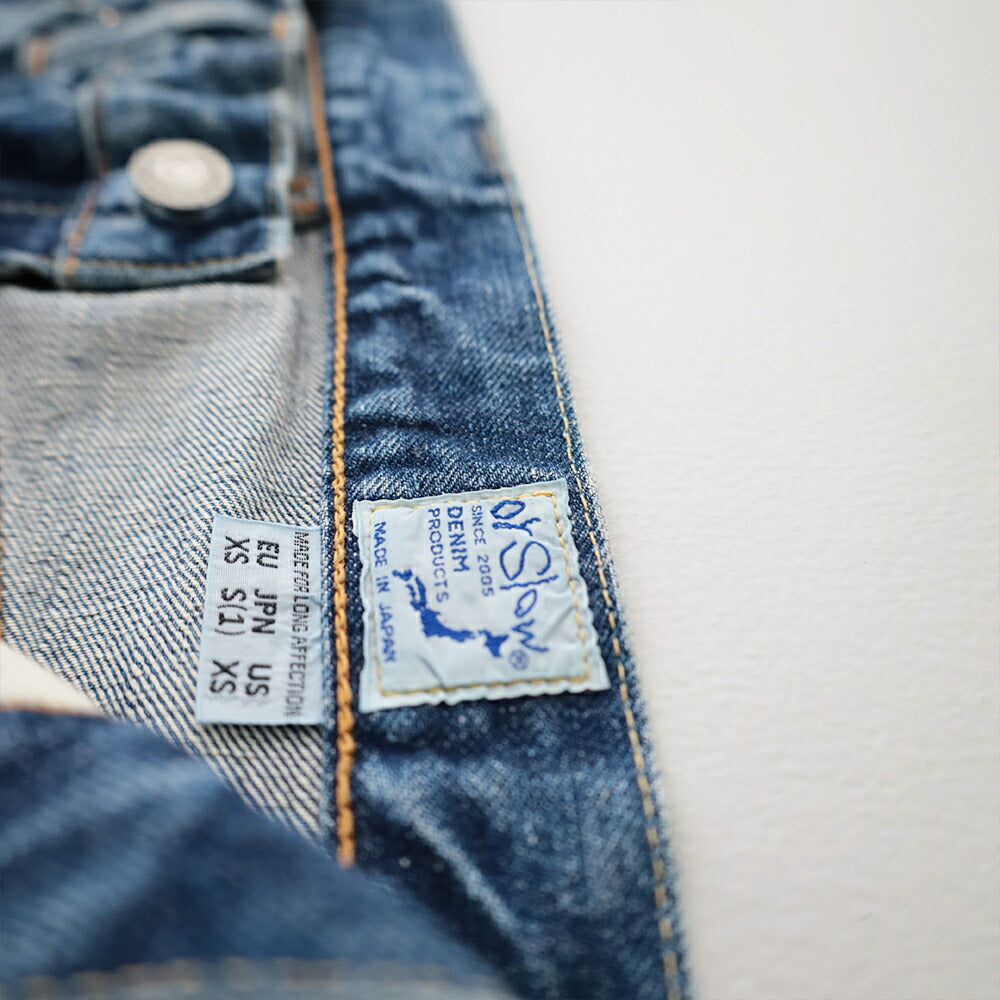 オアスロウショートレングス105スタンダードセルビッチデニム(01-1050SL-84)SHORTLENGTH105STANDARDSELVEDGEDENIM2YEARWASHorSlow(メンズ)【2026春夏】*送料無料*【後払い決済不可】*