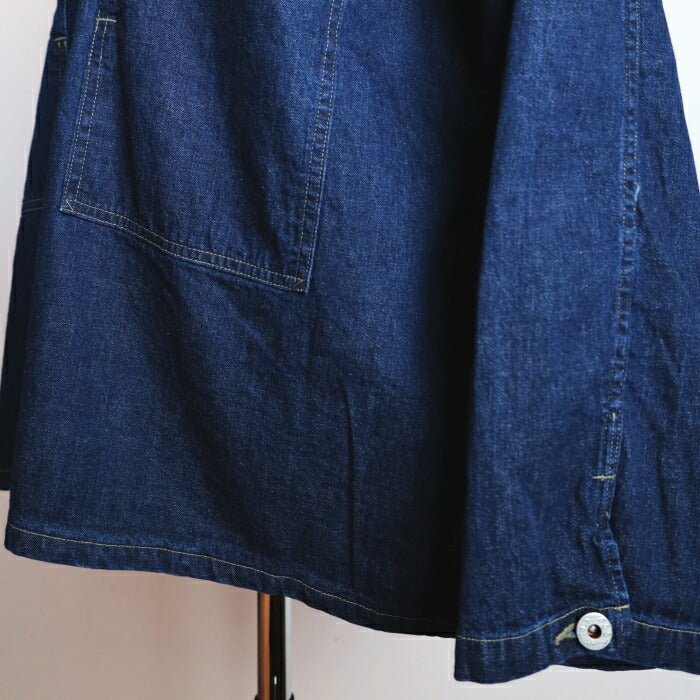 ポストオーバーオールズアーミーシャツbluedenimw/OD-yellowstitch(12048DI)ARMYShirtbluedenimw/OD-yellowstitchPOSTOVERALLS(メンズ)【2024秋冬】*送料無料*【後払い決済不可】*
