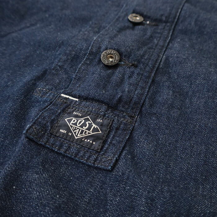 ポストオーバーオールズCRAFTMASTERHoody(8oz.denim)(31328DI)CRAFTMASTERHoody(8oz.denim)POSTOVERALLS(メンズ)【2025秋冬】*送料無料*【後払い決済不可】*