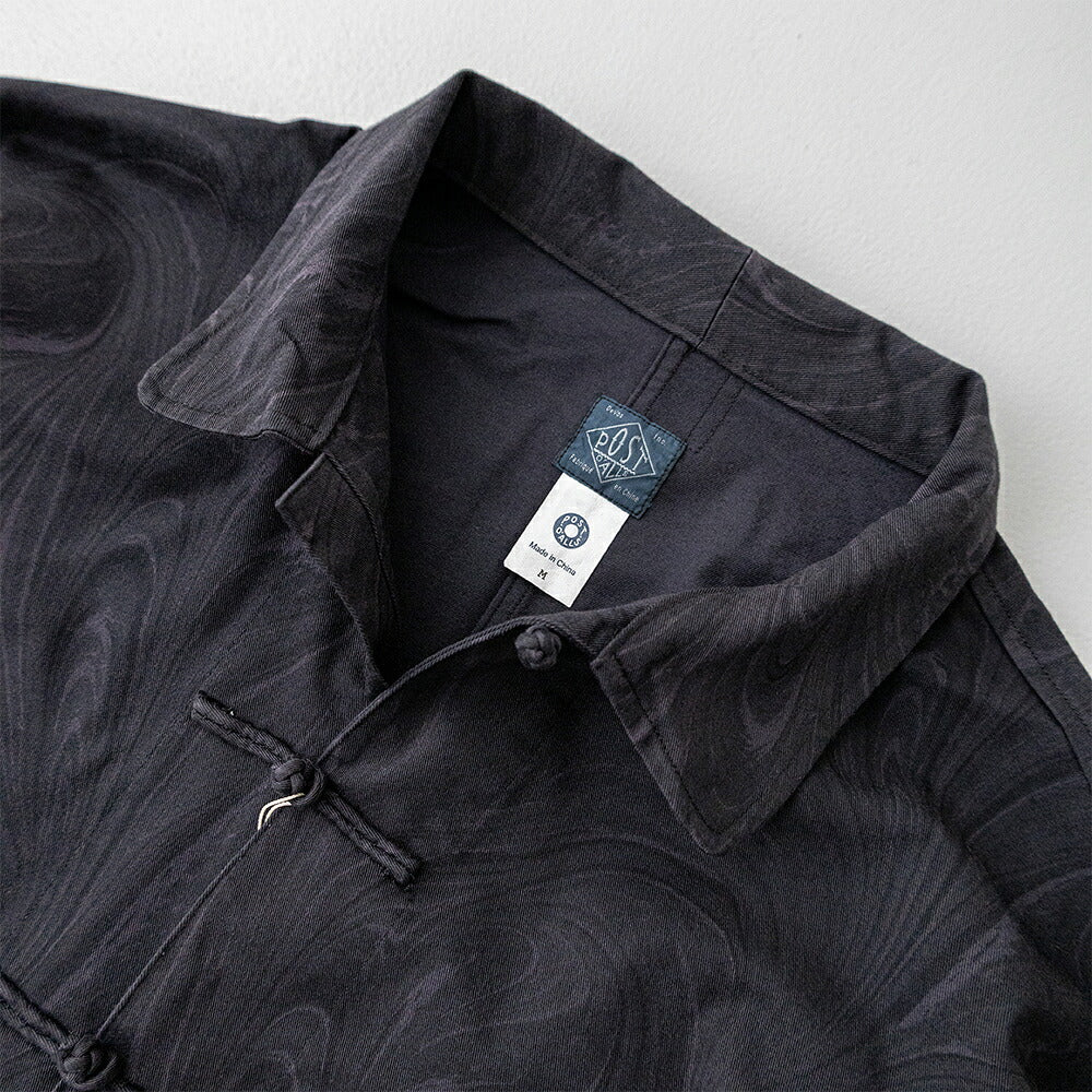 ポストオーバーオールズ POST Chinois (swirly mono S) (3107B-SM) <br>Post O’Alls(メンズ) <br>