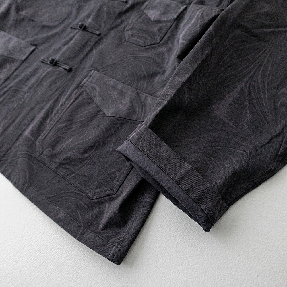 ポストオーバーオールズ POST Chinois (swirly mono S) (3107B-SM) <br>Post O’Alls(メンズ) <br>