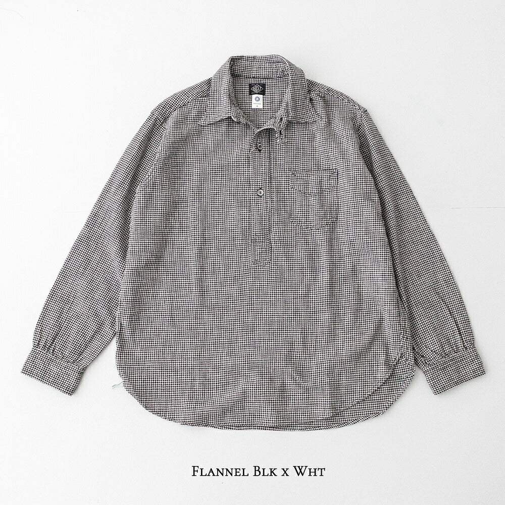 ポストオーバーオールズ Frontier cotton (flannel blk x wht) (3235-CF1) <br>Post O’Alls(メンズ) <br>