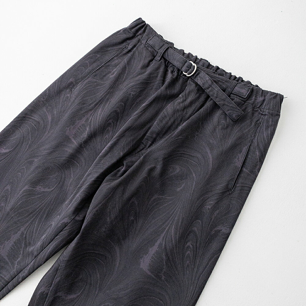 ポストオーバーオールズ POST Coach Pants (swirly mono ) (3307CP-SM) <br>Post O’Alls(メンズ) <br>