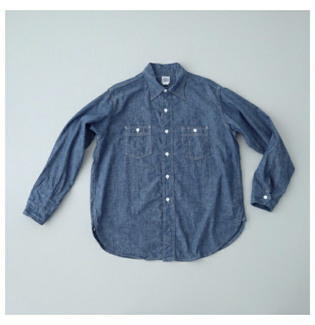 POSTOVERALLSクラシックシャンブレーセント・ルイス(3217)classicchambraySt.LouisPOSTOVERALLS(メンズ)【2023春夏】*送料無料*【後払い決済不可】*