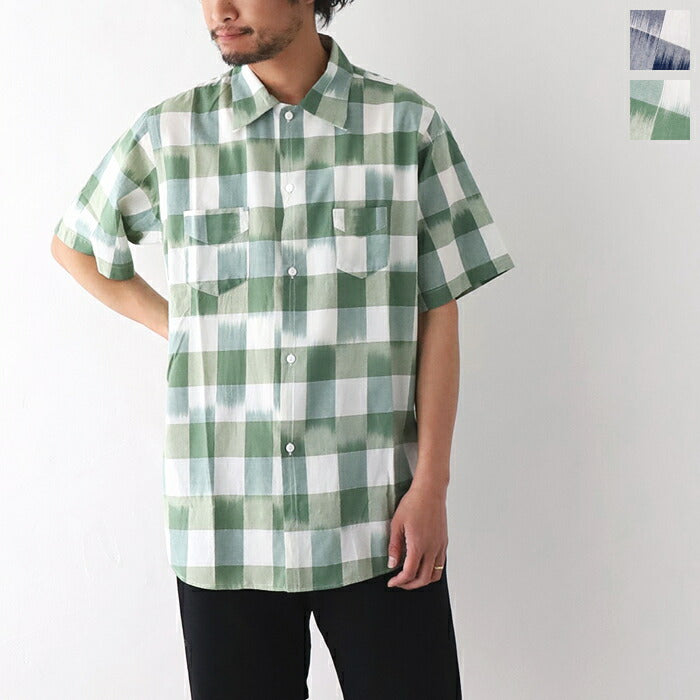 ポストオーバーオールズikatcheckNEUTRA3S/S(3211S)ikatcheckNEUTRA3S/SPOSTOVERALLS(メンズ)【2023春夏】*送料無料*【後払い決済不可】*