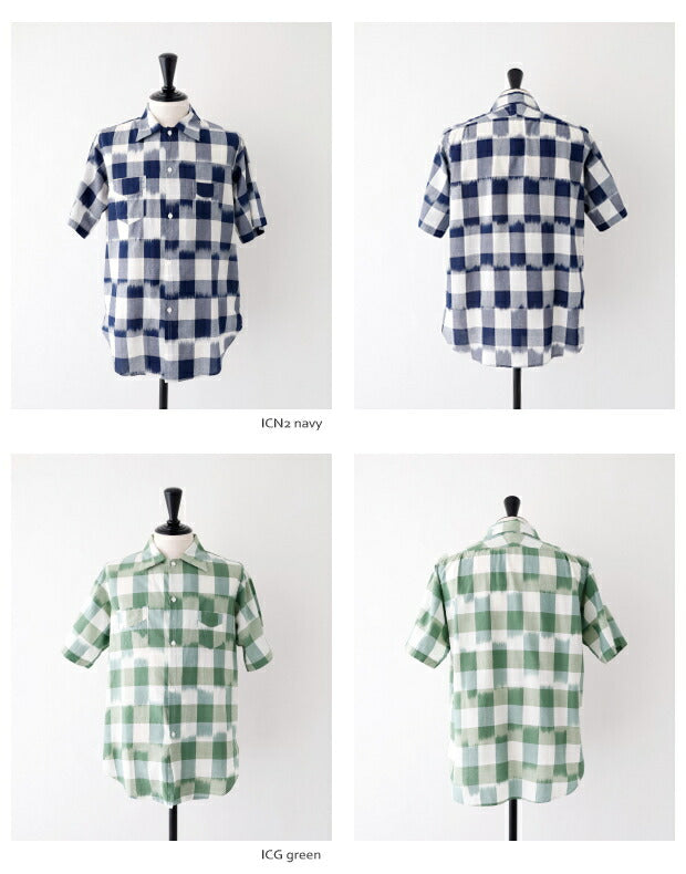 ポストオーバーオールズikatcheckNEUTRA3S/S(3211S)ikatcheckNEUTRA3S/SPOSTOVERALLS(メンズ)【2023春夏】*送料無料*【後払い決済不可】*