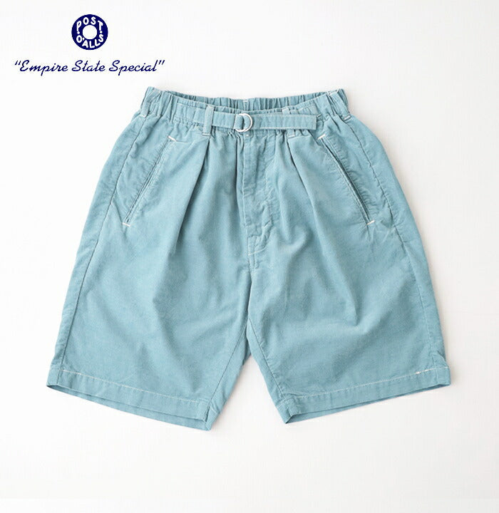ポストオーバーオールズサマーコーズイージーラックス4ショーツ(3315SSCM)summercordsE-ZLax4ShortsPOSTOVERALLS(メンズ)【2024春夏】*送料無料*【後払い決済不可】*