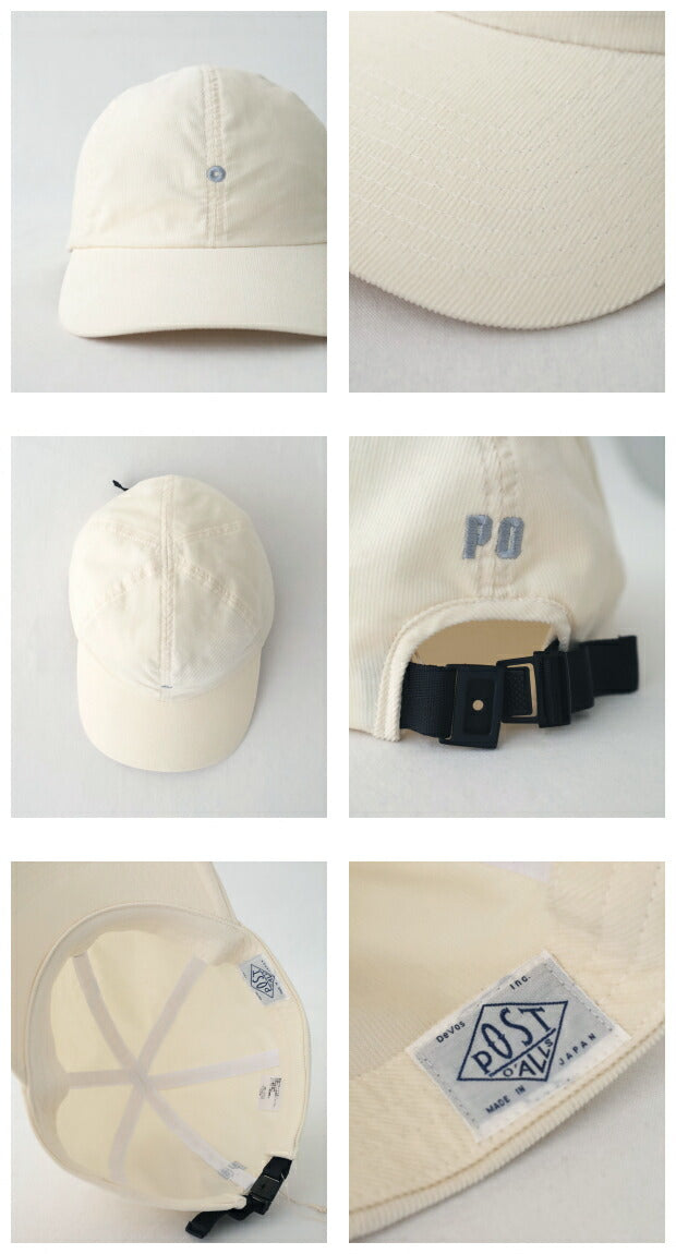 ポストオーバーオールズサマーコーズポストボールキャップ(3903SCE)summercordsPOSTBallCapPOSTOVERALLS(帽子)【2024春夏】*送料無料*【後払い決済不可】*