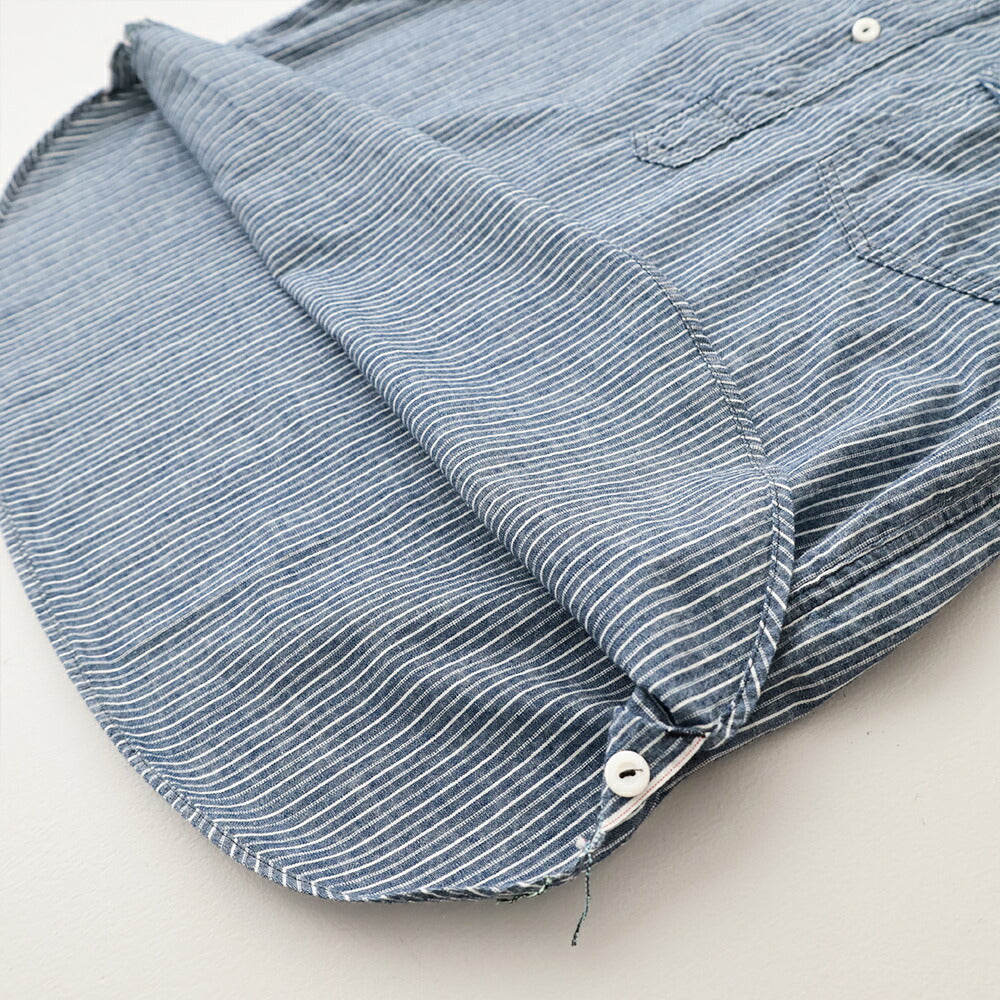 ポストオーバーオールズAVYCUTS/S(stripechambrayindigo)(3213SSC)PostO’Alls(メンズ)【2026春夏】*送料無料*【後払い決済不可】*