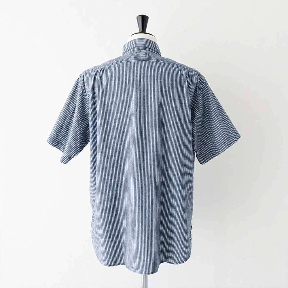 ポストオーバーオールズAVYCUTS/S(stripechambrayindigo)(3213SSC)PostO’Alls(メンズ)【2026春夏】*送料無料*【後払い決済不可】*