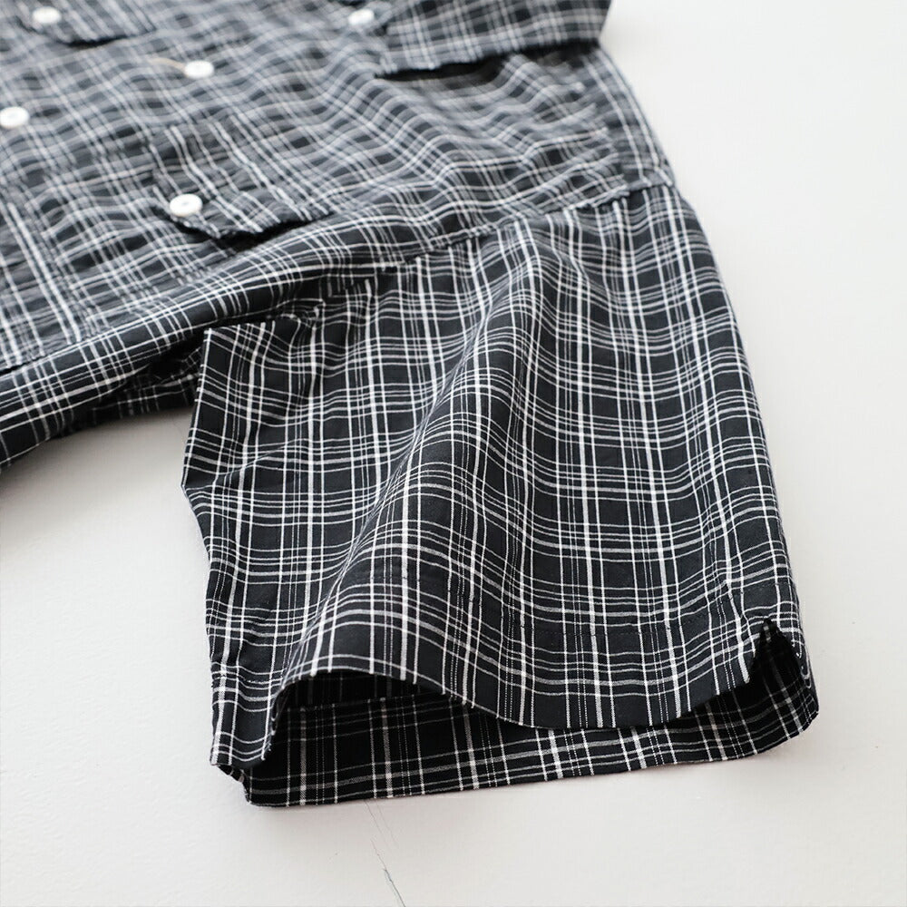 ポストオーバーオールズTown&CountryHAVANA(cottonbroadclothblackcheck)(3230CBC)PostO’Alls(メンズ)【2026春夏】*送料無料*【後払い決済不可】*
