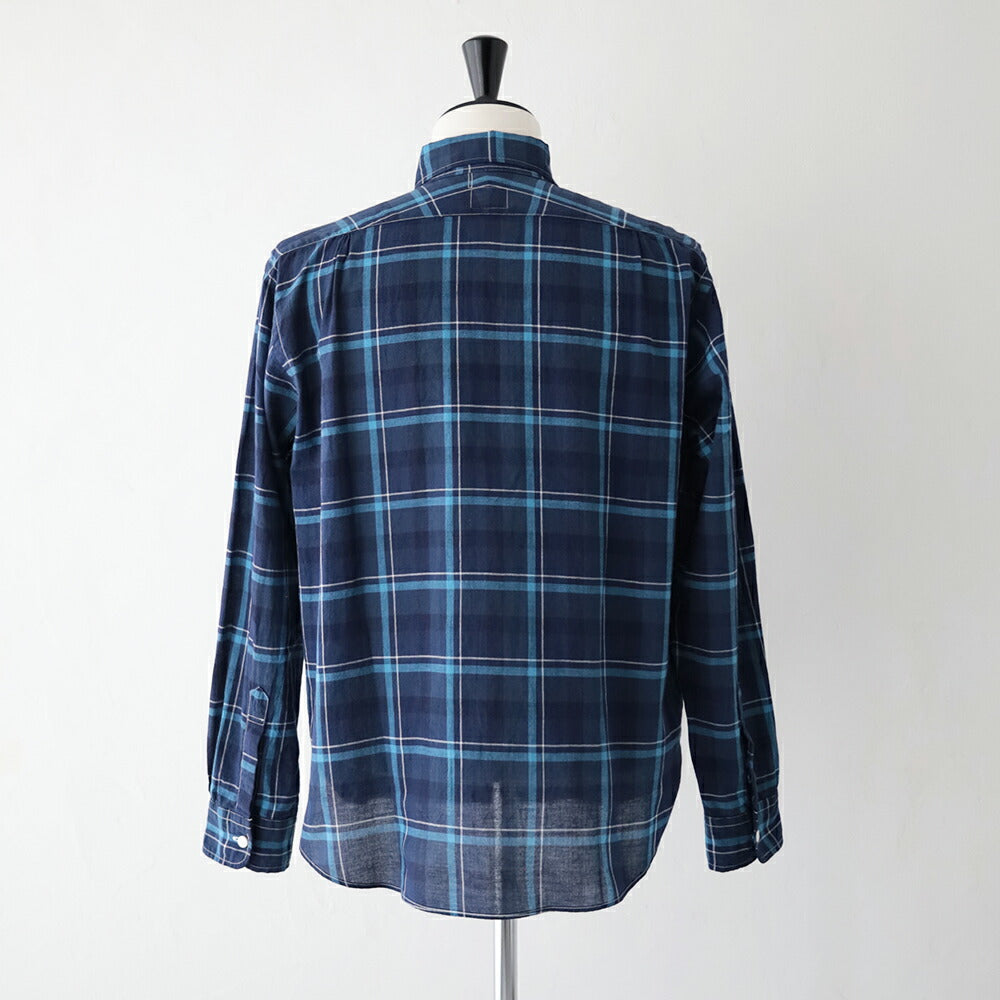 ポストオーバーオールズOriginalBLShirt(cottonplaidblue)(3232CPB)PostO’Alls(メンズ)【2026春夏】*送料無料*【後払い決済不可】*