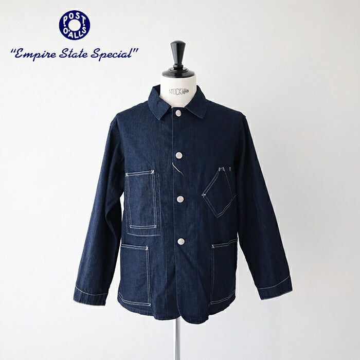 ポストオーバーオールズSWEETBEAR3(8oz.denimdarkindigo)(3102SB8DI)PostO’Alls(メンズ)【2026春夏】*送料無料*【後払い決済不可】*