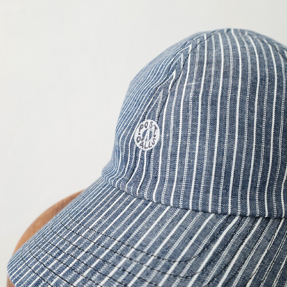 ポストオーバーオールズPOSTBallCap(stripechambray)(3903SC)PostO’Alls(帽子)*送料無料*【後払い決済不可】*