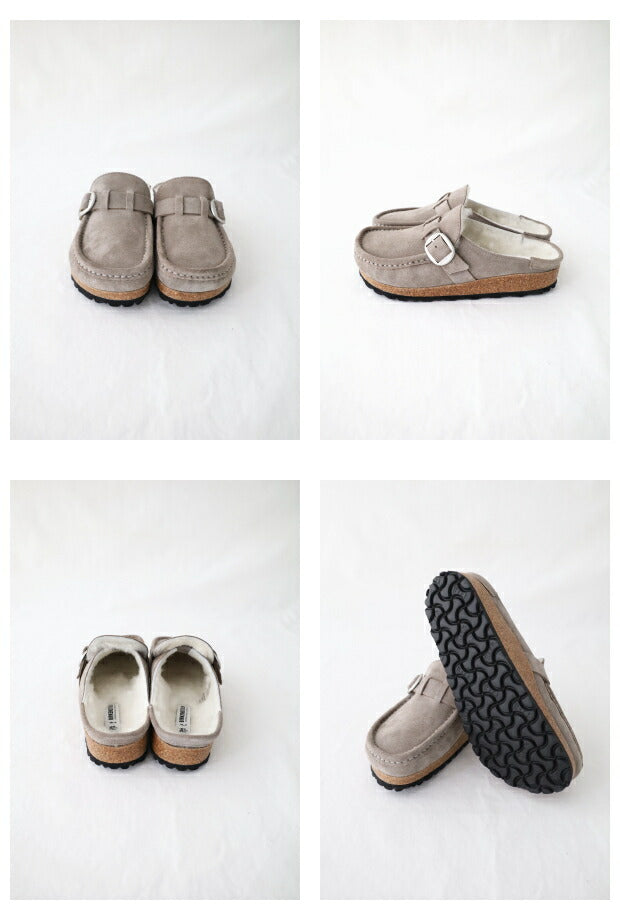 ビルケンシュトックBuckleySuedeShearlingStoneCoinLAF(1023368)BuckleySuedeShearlingStoneCoinLAFBIRKENSTOCK(レディース)【2022秋冬】*送料無料*【後払い決済不可】*