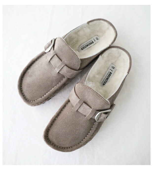 ビルケンシュトックBuckleySuedeShearlingStoneCoinLAF(1023368)BuckleySuedeShearlingStoneCoinLAFBIRKENSTOCK(レディース)【2022秋冬】*送料無料*【後払い決済不可】*