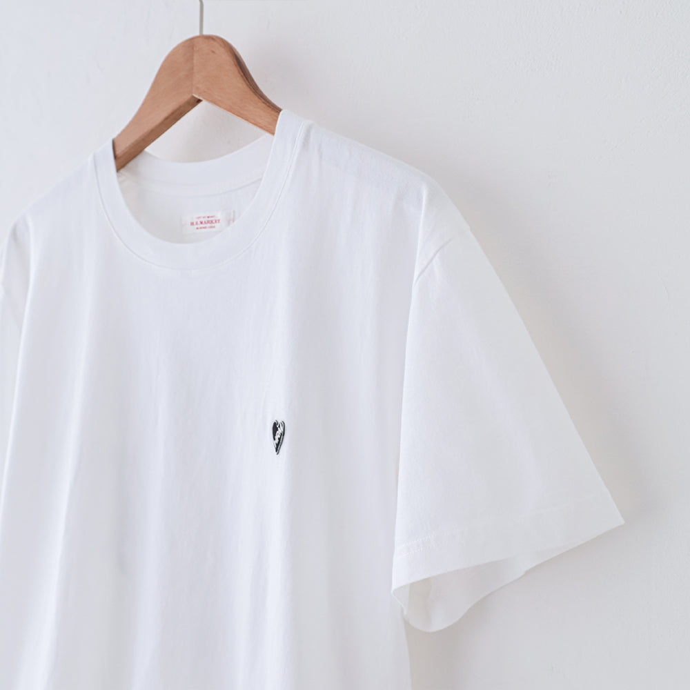 ハリウッドランチマーケット <br>ハートイン HRMクラックプリント <br>ショートスリーブTシャツ <br>(1019338) <br>HOLLYWOOD RANCH MARKET(レディース/メンズ) <br>【2026春夏】