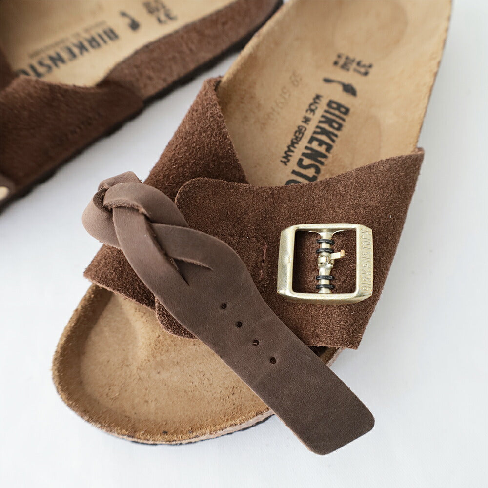 ビルケンシュトックオオイタブレイデッドスエードレザー(1031734)OitaBraidedLEOI/LEVECarafeBIRKENSTOCK(レディース)【2026春夏】*送料無料*【後払い決済不可】*