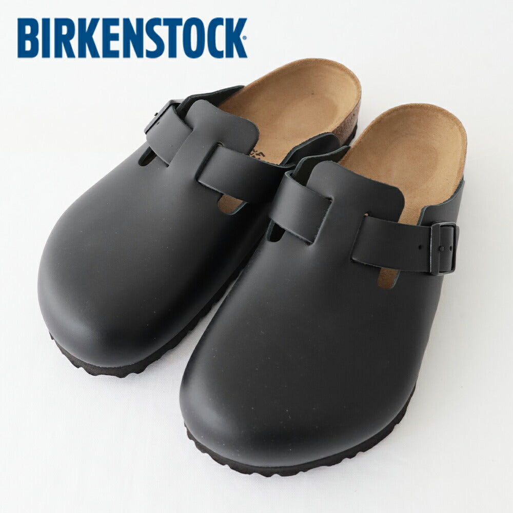 ビルケンシュトックボストンナチュラルレザー(60191)BostonNLBlackBIRKENSTOCK(メンズ)【2026春夏】*送料無料*【後払い決済不可】*