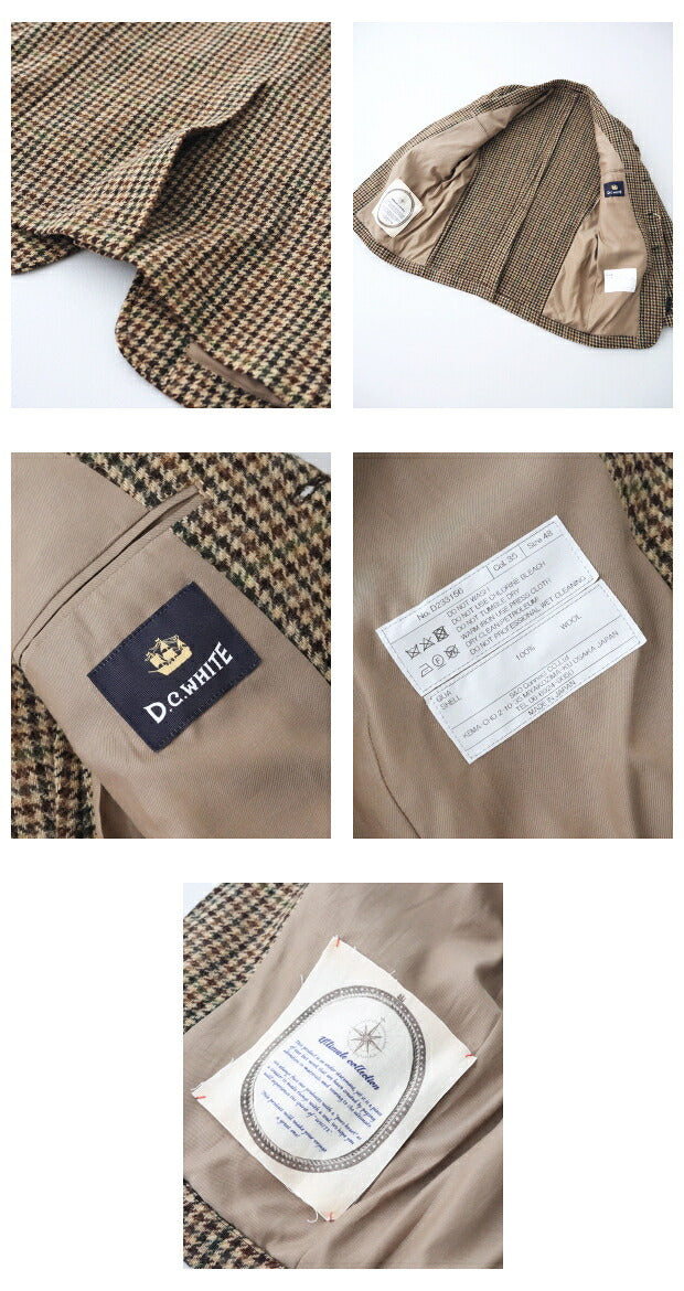 ディーシーホワイト ハッキングジャケット (D233156) HACKING JACKET D.C.WHITE(メンズ) *送料無料* *