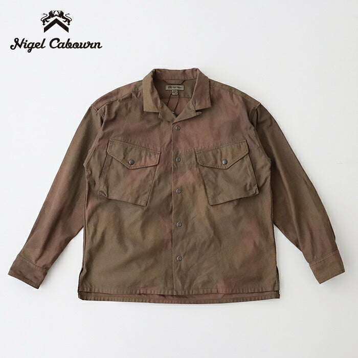 ナイジェルケーボンパラトルーパーシャツ-カモ(80510010006)PARATROOPERSHIRTCAMONigelCabourn(メンズ)【2025秋冬】*送料無料*【後払い決済不可】*