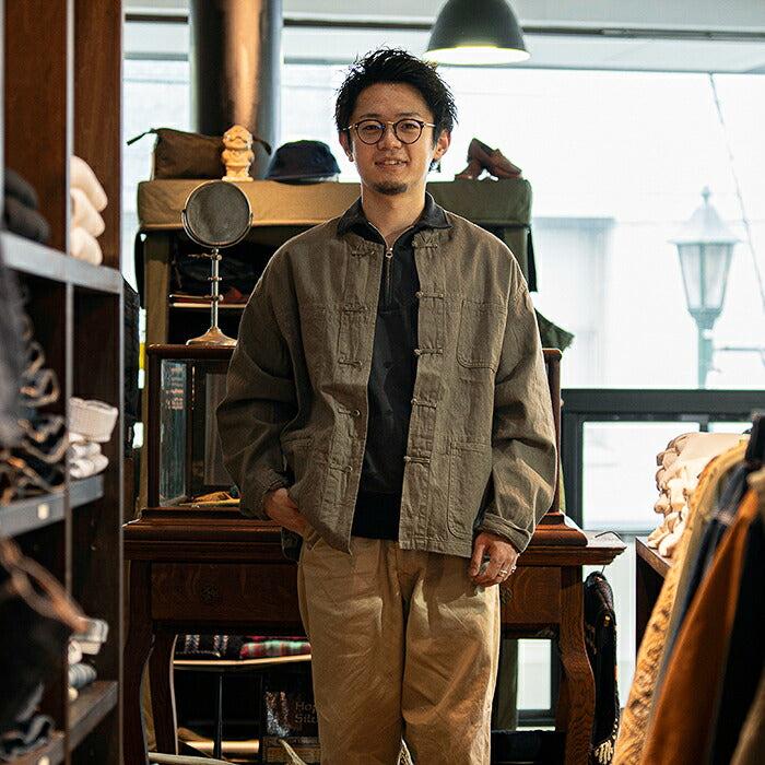 ナイジェルケーボンフレンチチャイナジャケット10オンスデニム(80480030000)FRENCHCHINAJK10ozDENIMNigelCabourn(メンズ)*送料無料*【後払い決済不可】【ポイント10倍】期間限定3/412:00~3/111:59