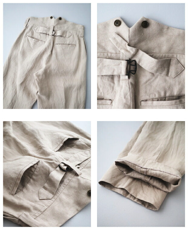 ナイジェルケーボンワークパンツヘンプツイル(80480850001)WORKPANTHEMPTWILLNigelCabourn(レディース)【2024春夏】*送料無料*【後払い決済不可】*