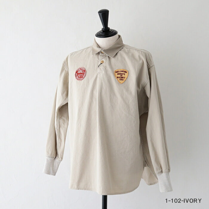 ナイジェルケーボンラガーシャツピグメント(80500010008)RUGGERSHIRTPIGMENTFADENigelCabourn(メンズ)【2025春夏】*送料無料*【後払い決済不可】*