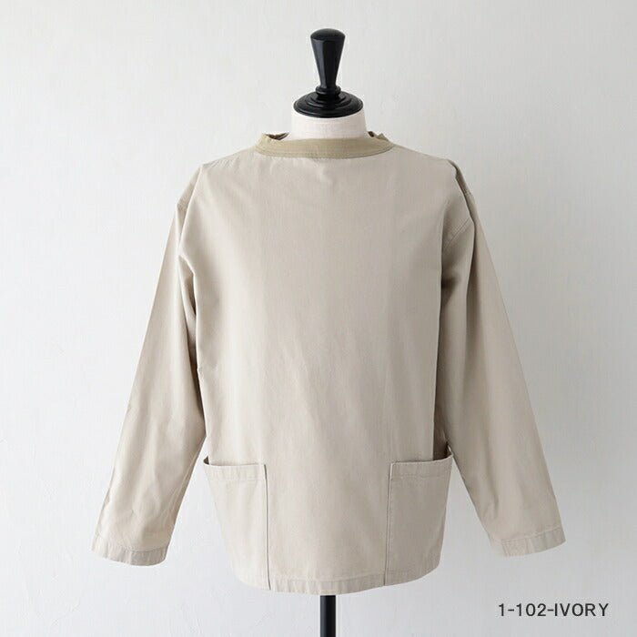ナイジェルケーボンフィッシャーマンズシャツ-コットンツイル(80500010011)FISHERMANSSHCOTTONTWILLNigelCabourn(メンズ)【2025春夏】*送料無料*【後払い決済不可】*