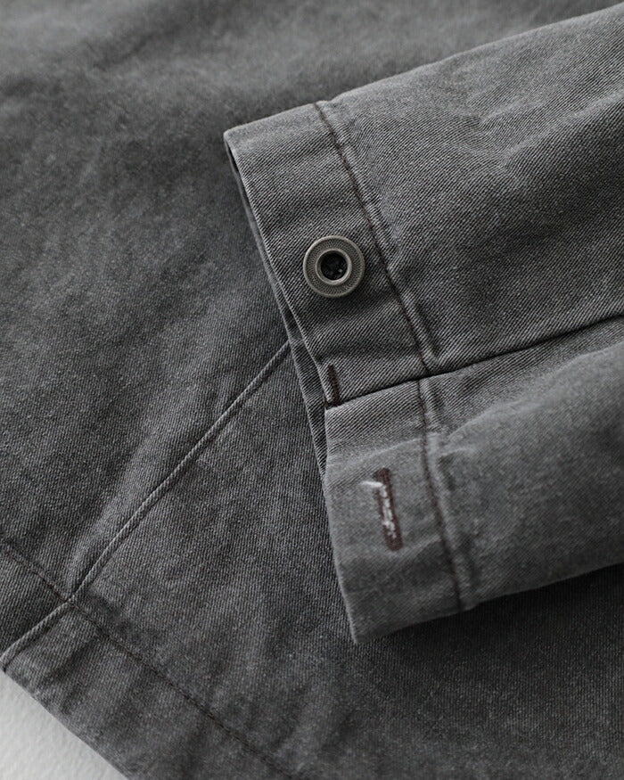 ナイジェルケーボン50sヘンリーネックシャツ(80470020003)50'SHENLEYNECKSHIRTNigelCabourn(メンズ)【2023秋冬】*送料無料*【後払い決済不可】*