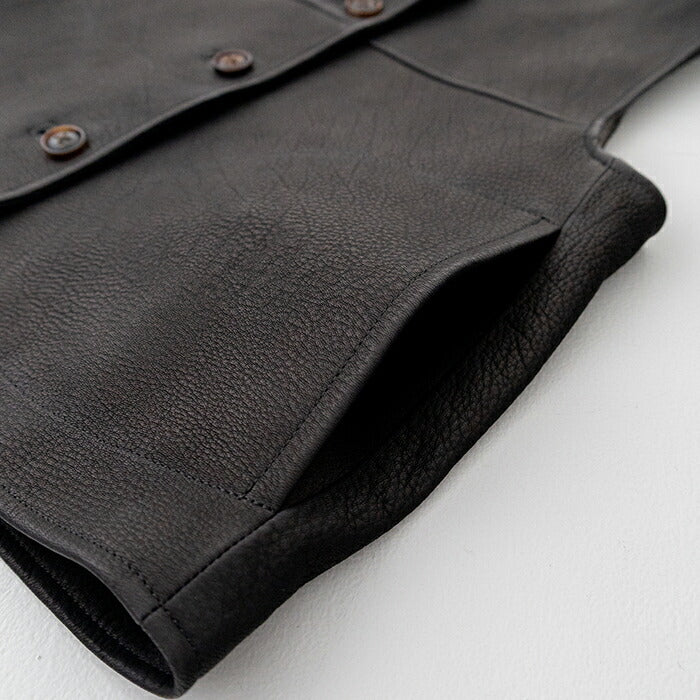 ナイジェルケーボンクリケットベストリバーシブルリネンピンオックス(80480070000)CRICKETVESTREVLINENPINOXNigelCabourn(メンズ/レディース)【2024春夏】*送料無料*【後払い決済不可】*