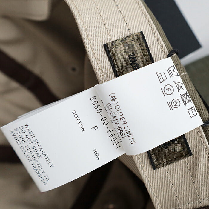ナイジェルケーボンベースボールキャップ-コットンツイル(80500066001)BASEBALLCAPCOTTONTWILLNigelCabourn(帽子)【2025春夏】*送料無料*【後払い決済不可】*