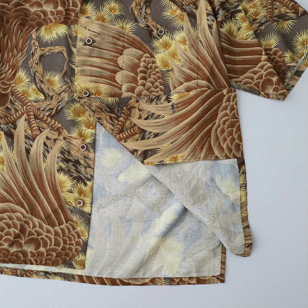 ナイジェルケーボンアロハシャツ-イーグル(80520011006)ALOHASHIRTEAGLENigelCabourn(メンズ)【2026春夏】*送料無料*【後払い決済不可】*