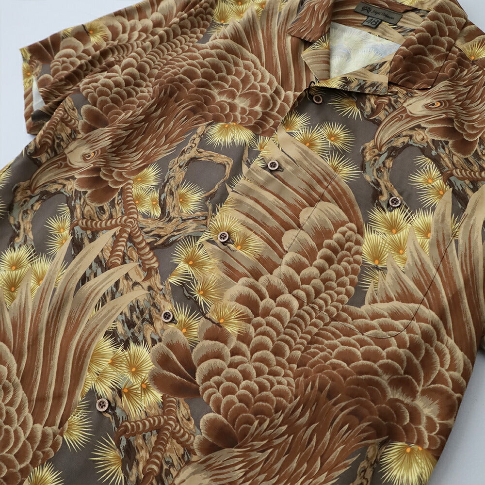 ナイジェルケーボンアロハシャツ-イーグル(80520011006)ALOHASHIRTEAGLENigelCabourn(メンズ)【2026春夏】*送料無料*【後払い決済不可】*