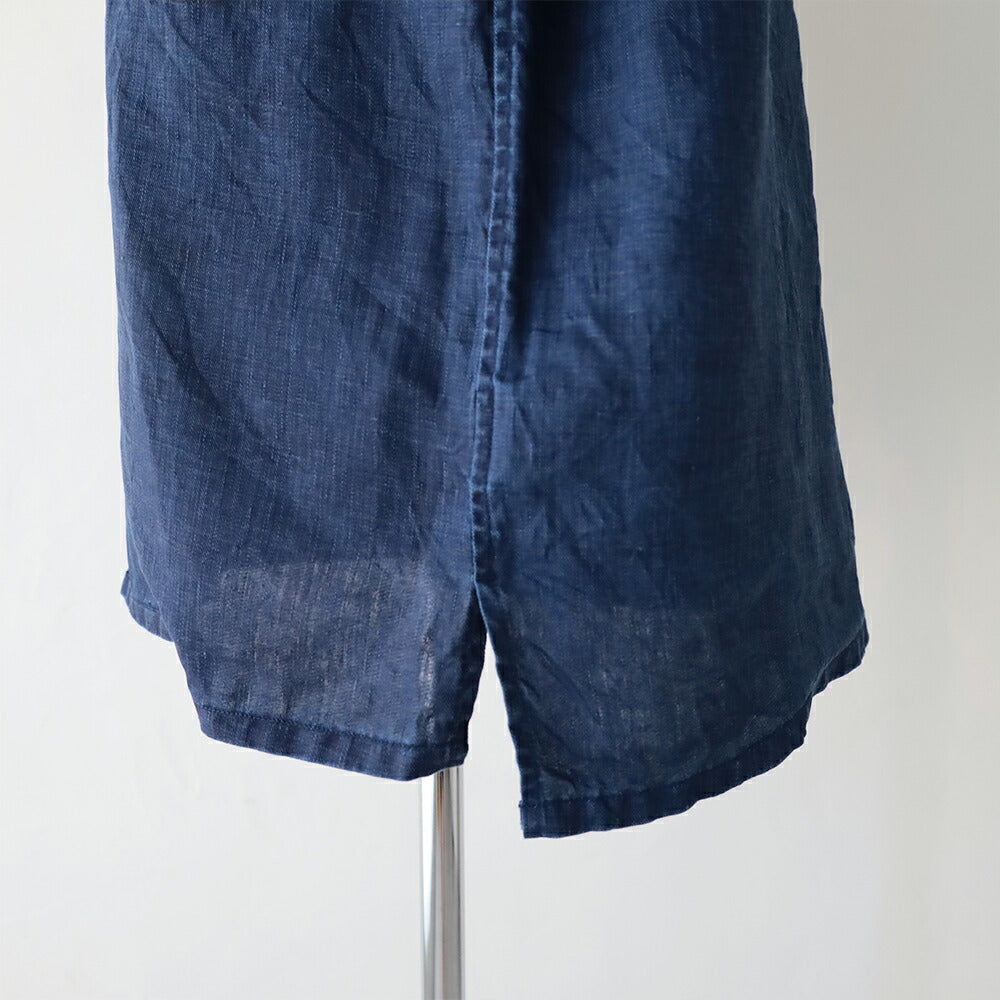 ナイジェルケーボンオープンカラーシャツ-リネンインディゴ(80520011011)OPENCOLLARSHLINENINDIGONigelCabourn(メンズ)【2026春夏】*送料無料*【後払い決済不可】*