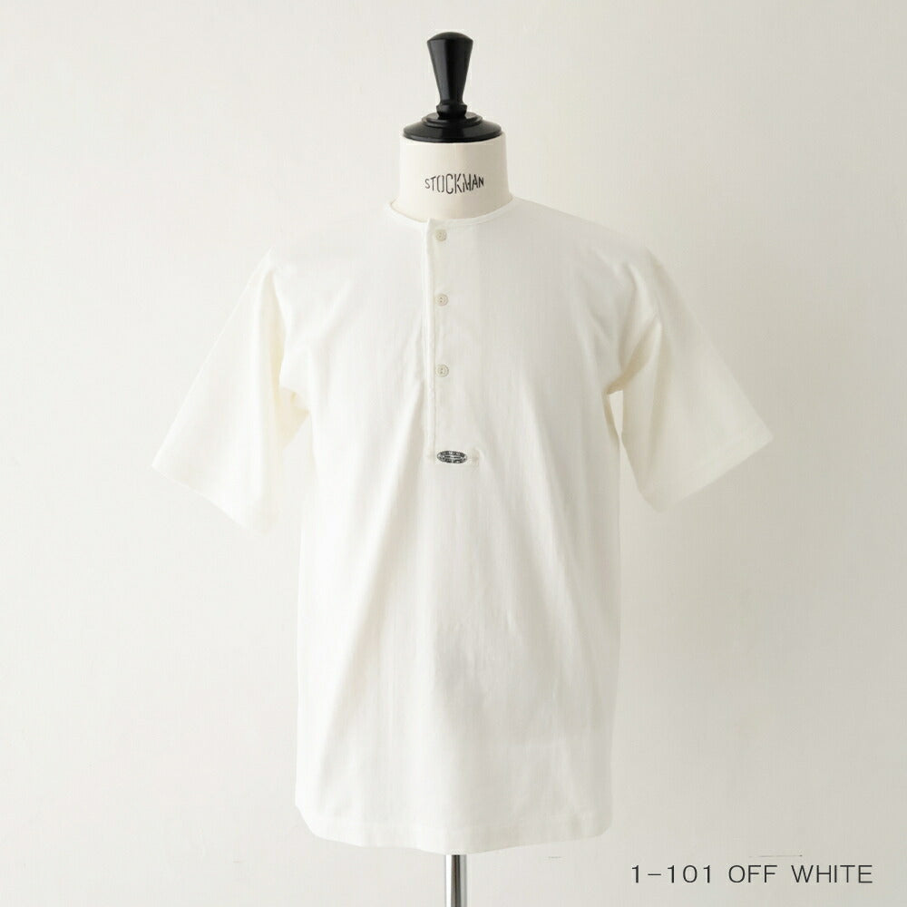 ナイジェルケーボン7.8オンスヘンリーネックTシャツ-モディファイ(80520021065)7.8ozHENLEYNECKSHIRTMODIFYNigelCabourn(メンズ)【2026春夏】*送料無料*【後払い決済不可】*