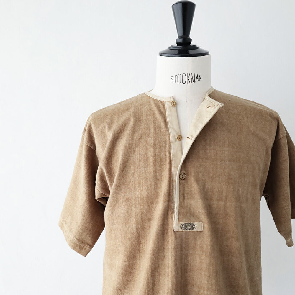 ナイジェルケーボン7.8オンスヘンリーネックTシャツ-ピグメント(80520021066)7.8ozHENLEYNECKSHMODIFYNigelCabourn(メンズ)【2026春夏】*送料無料*【後払い決済不可】*