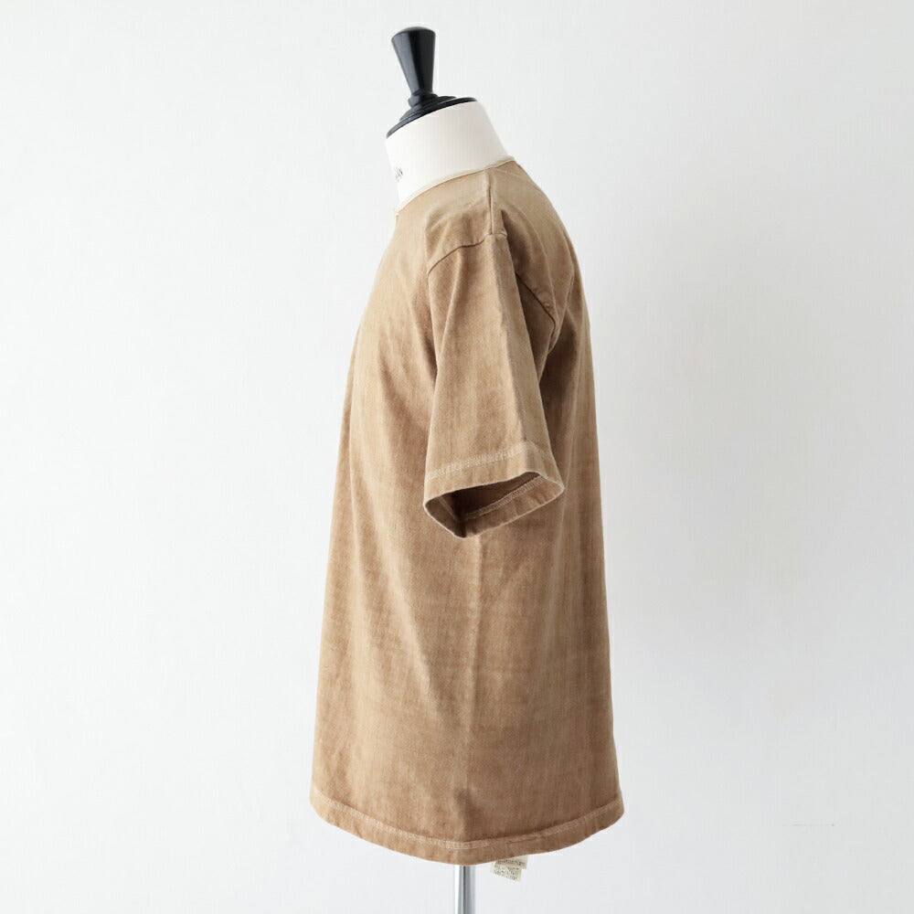 ナイジェルケーボン7.8オンスヘンリーネックTシャツ-ピグメント(80520021066)7.8ozHENLEYNECKSHMODIFYNigelCabourn(メンズ)【2026春夏】*送料無料*【後払い決済不可】*
